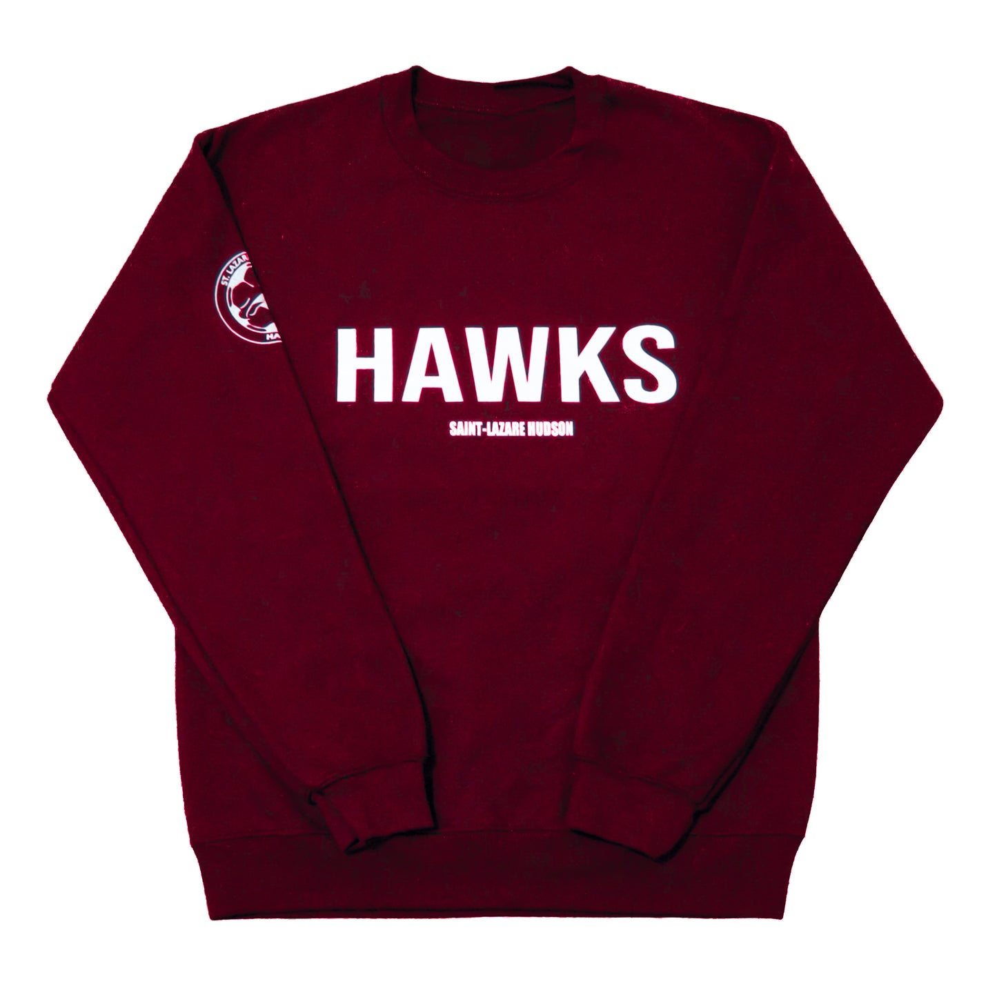 HAWKS Crewneck in Burgundy