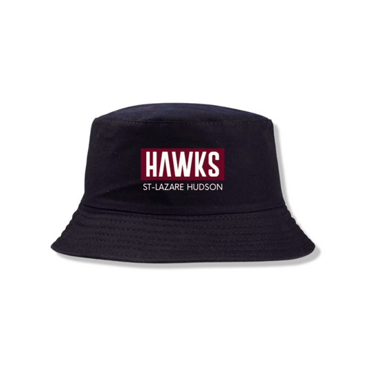 HAWKS Bucket Hat in Black